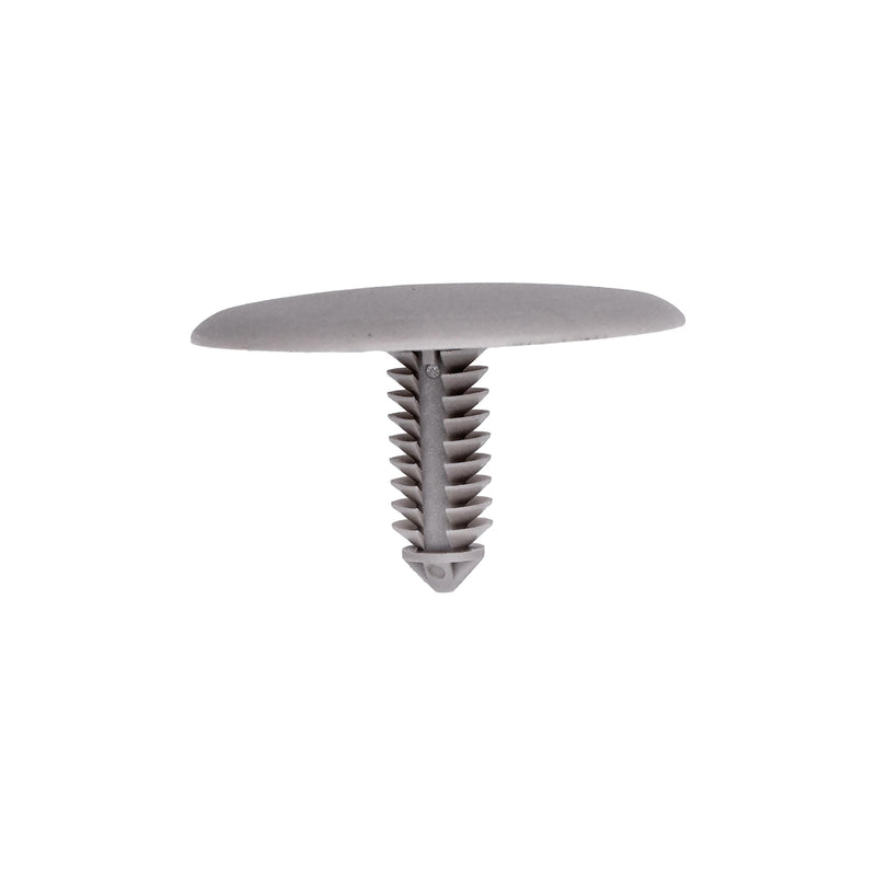 7.5mmx20mm Tan Nylon Single Head Headliner Christmas Tree Retainer, 35mm Head