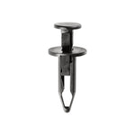 8mmx27mm Black Push-Type Retainer with Closed End, 16.5mm Head
