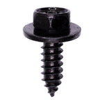 M6.3-1.81x20mm Phillips Hex Head SEMS Tapping Screw, Type A/AB, 16mm Washer, Black Zinc