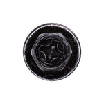 M6.3-1.81x20mm Phillips Hex Head SEMS Tapping Screw, Type A/AB, 16mm Washer, Black Zinc