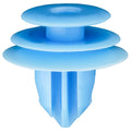 9mmx9mmx11mm Blue Nylon Triple Head Christmas Tree Retainer, 18mm Head