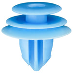 9mmx9mmx11mm Blue Nylon Triple Head Christmas Tree Retainer, 18mm Head