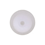 9mmx9mm White Nylon Double Head Rocker Panel Clip, 18mm Head