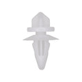 7mmx14mm White Nylon Rocker Panel Clip, 16mm Head