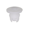9mmx11mm White Nylon Headliner Clip, 15mm Head