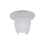 9mmx11mm White Nylon Headliner Clip, 15mm Head