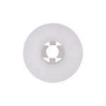 9mmx11mm White Nylon Headliner Clip, 15mm Head