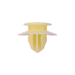 8.5mmx8.5mmx9mm Yellow Nylon Double Head Fender Flare Christmas Tree Retainer