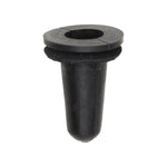 9mmx20mm Black Rubber Grommet, 16mm Head