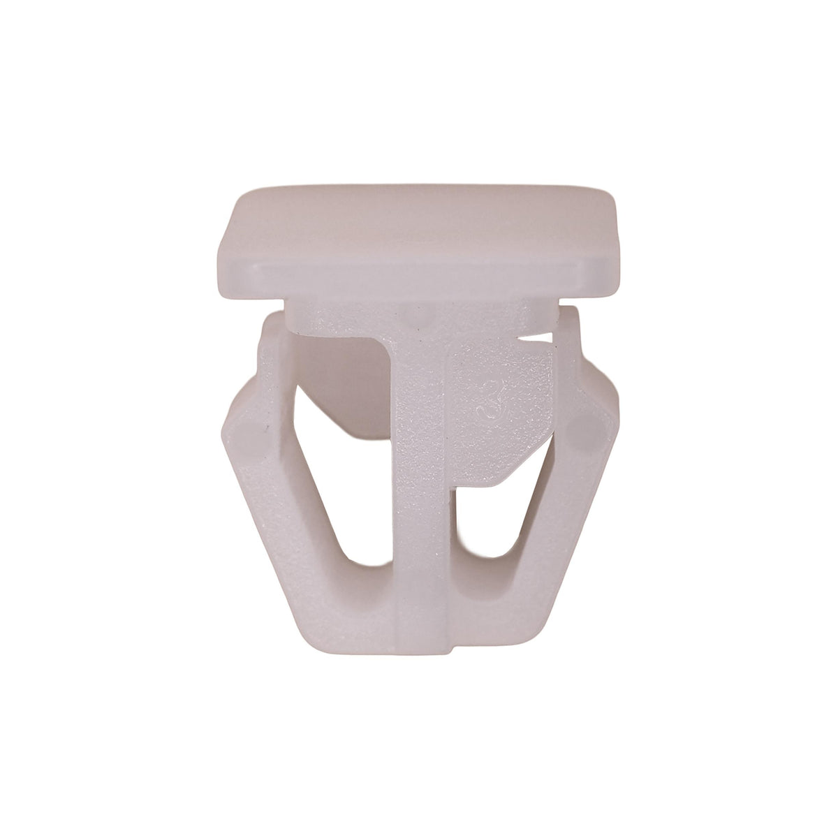 14mm White Nylon Molding Clip
