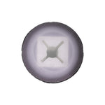 M4.2 - M4.8 White Nylon Screw Grommet with Sealer, 20mm Head