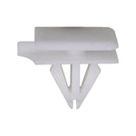 9mmx14mm White Nylon Rocker Molding Clip, 12mmx20mm Top Head Size