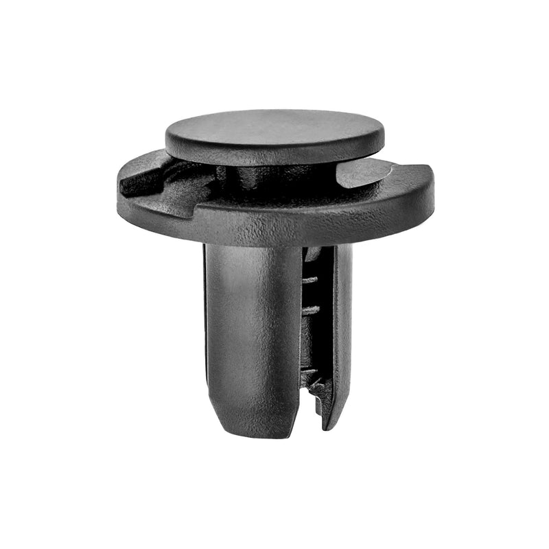 10mmx14mm Black Push-Type Retainer with Drive Pin, 20mm Head