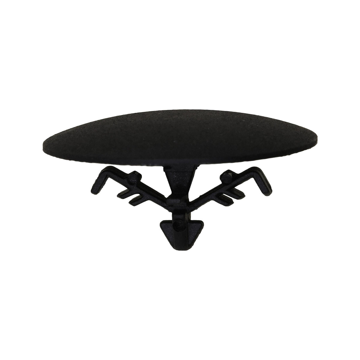 15mmx20mmx14mm Black Nylon Single Head Hood Insulation Christmas Tree Retainer, 30mm Head