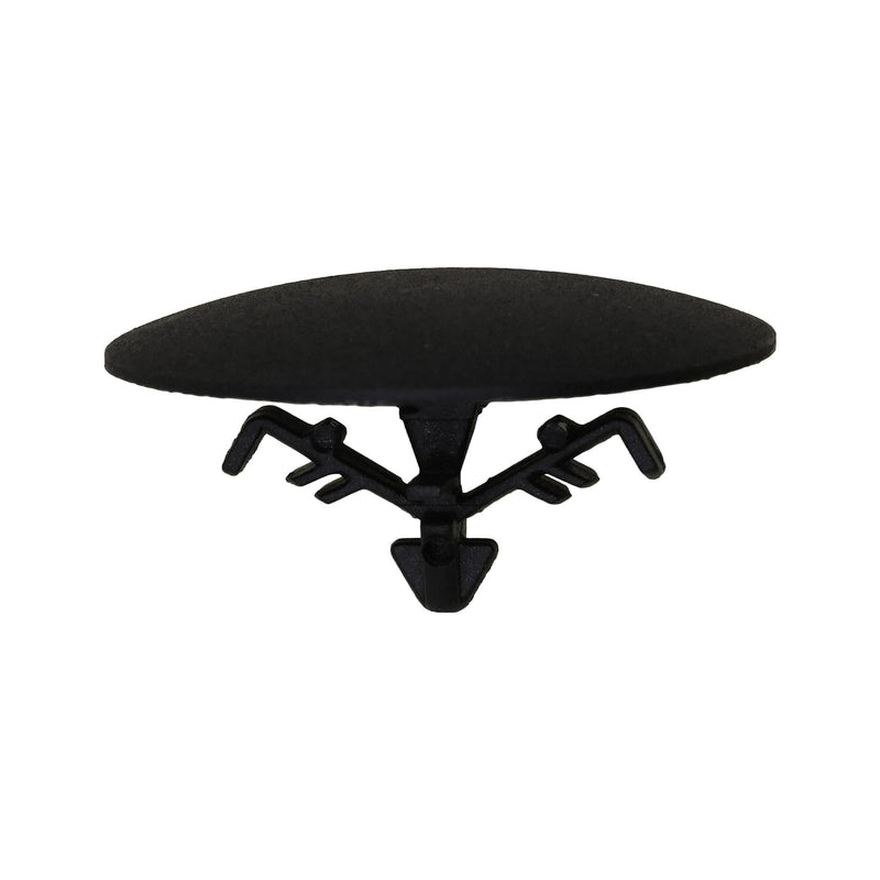 15mmx20mmx14mm Black Nylon Single Head Hood Insulation Christmas Tree Retainer, 30mm Head