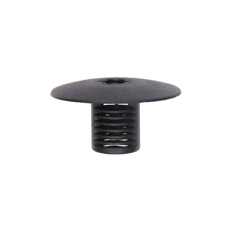 1/4"-20x14mm Black Nylon Cowl Screen Retainer, 25mm Head
