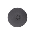 1/4"-20x14mm Black Nylon Cowl Screen Retainer, 25mm Head