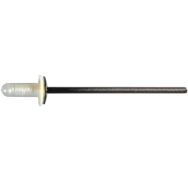 1/8" Specialty Rivet Aluminum/Steel, 3/64"-3/16" Grip, Black Aluminum Body, Steel Mandrel