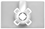 23mm White Nylon Door Latch Guide