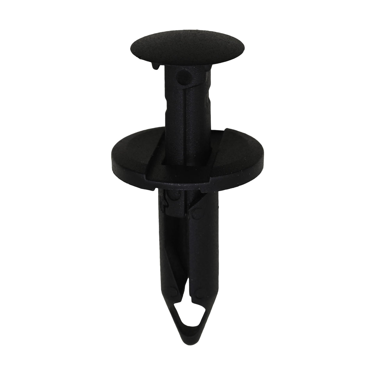8mmx26mm Black Push-Type Retainer with Closed End, 20mm Head