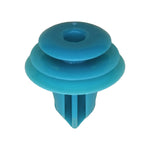 14mm Turquoise Nylon Trim Panel Retainer, 18mm Head