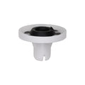 12mm White Nylon Trim Panel Grommet Flange
