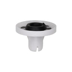 12mm White Nylon Trim Panel Grommet Flange