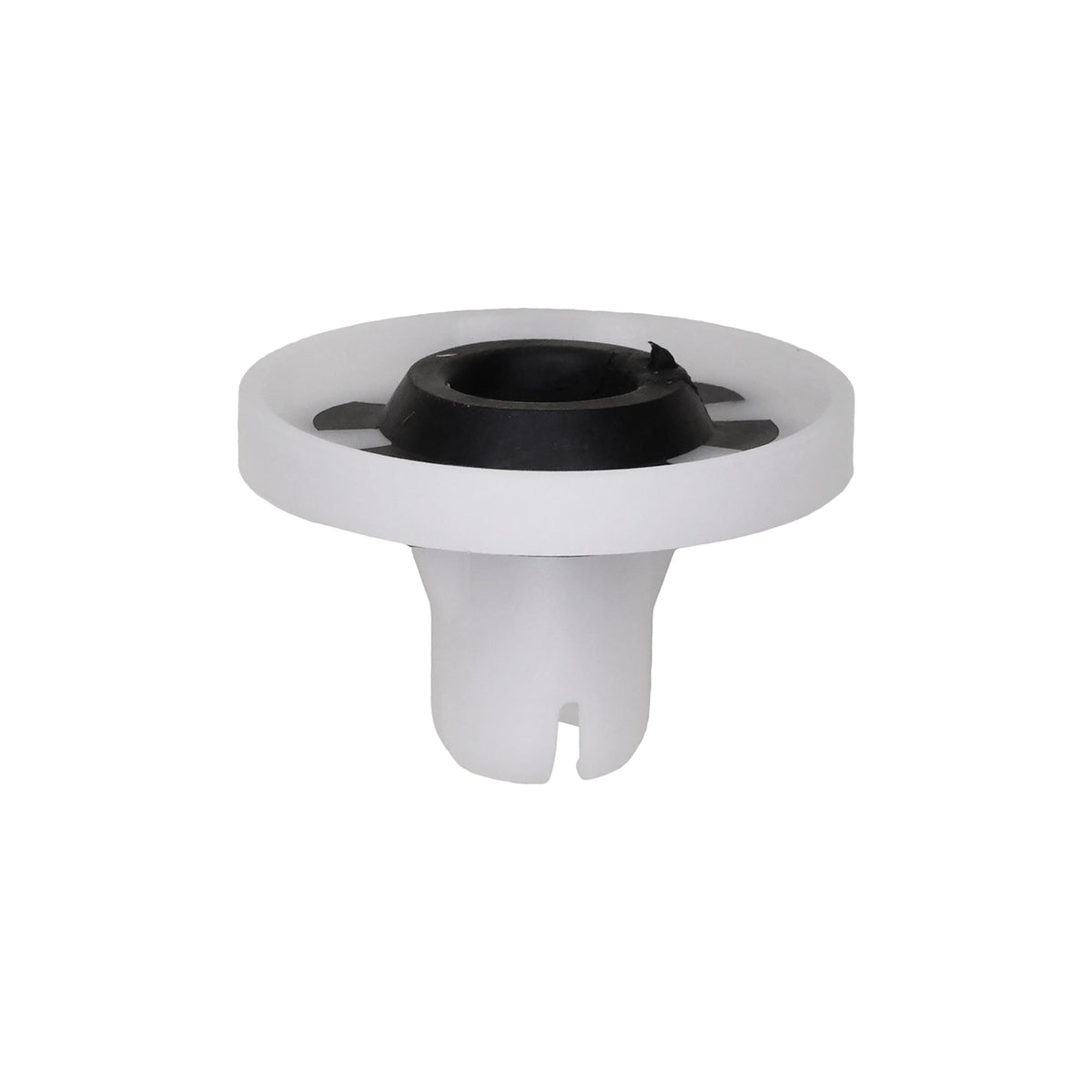 12mm White Nylon Trim Panel Grommet Flange