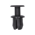 8.5mmx10mm Gray Push-Type Retainer with Open End, 12mm Head