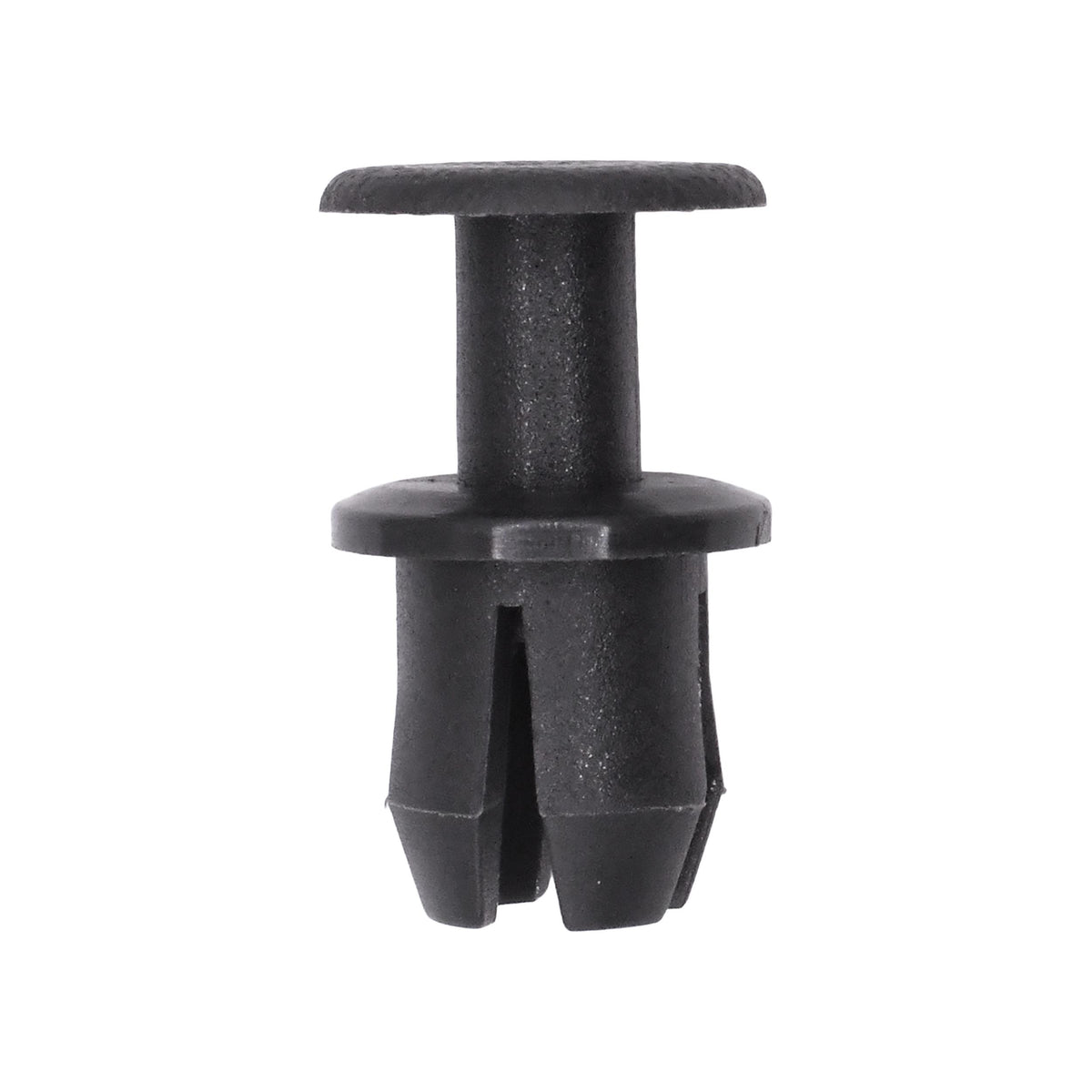 8.5mmx10mm Gray Push-Type Retainer with Open End, 12mm Head