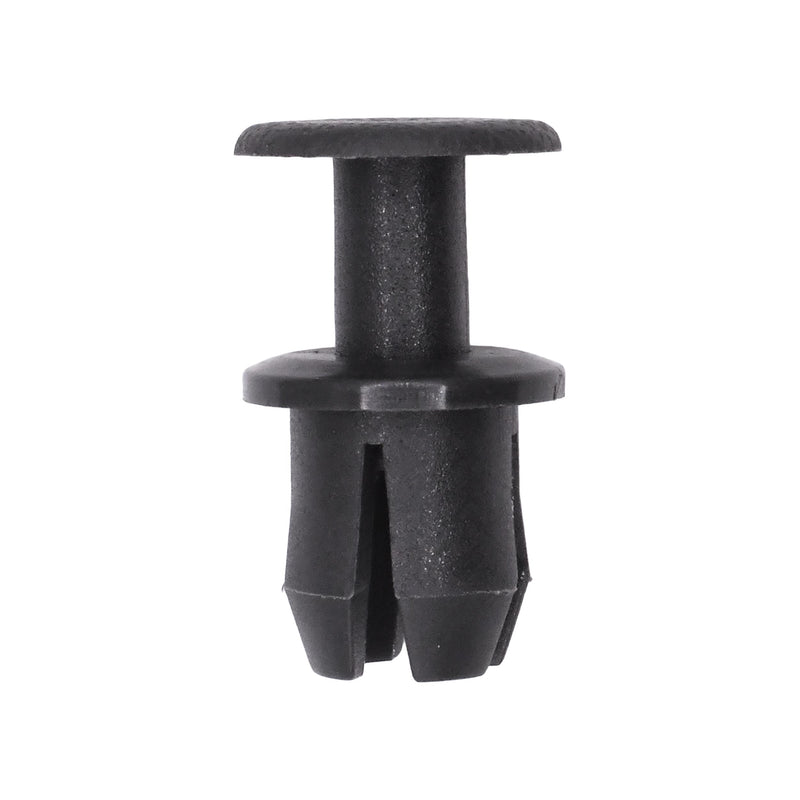 8.5mmx10mm Gray Push-Type Retainer with Open End, 12mm Head