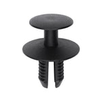 8.5mmx14mm Black Push-Type Retainer with Open End, 20mm Head