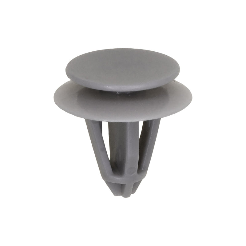 9mmx13mm Gray Nylon Double Head Door Panel Christmas Tree Retainer, 16mm Head