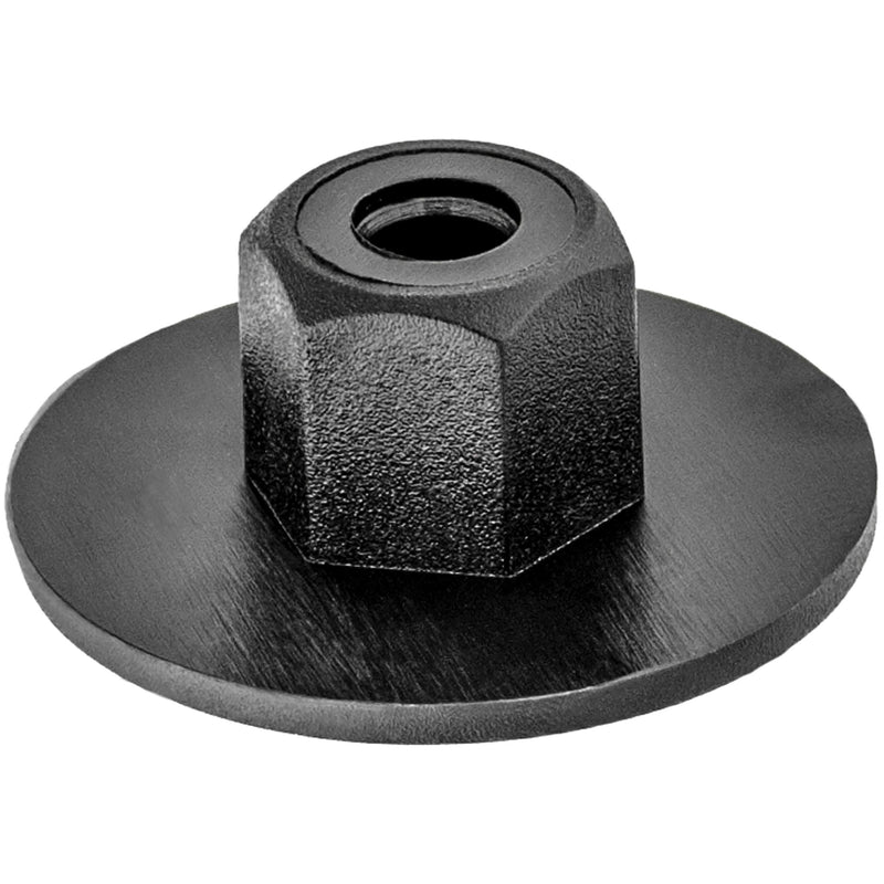 5mm Black Nylon Carpet Retainer, 24mm Head
