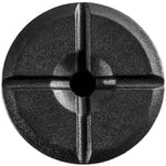 5mm Black Nylon Carpet Retainer, 24mm Head