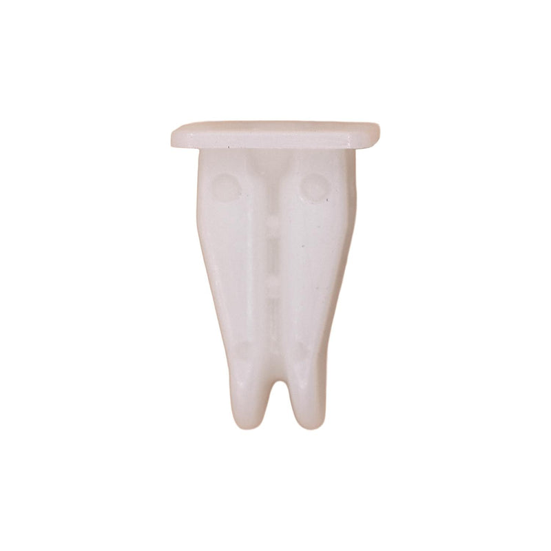 6.5mmx7mmx14mm White Nylon Nut, 9.5mmx9.5mm Head