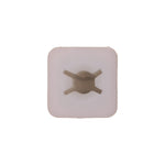 6.5mmx7mmx14mm White Nylon Nut, 9.5mmx9.5mm Head