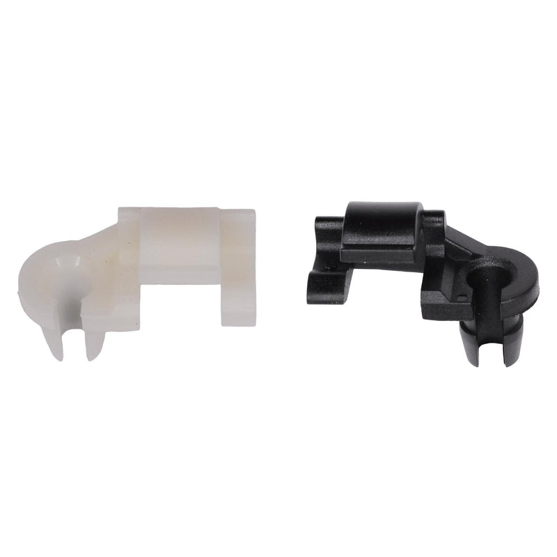 1/4" White Nylon Door Lock Clip Size (Right)