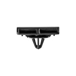 1/2" Black Nylon Molding Clip, 1/2"x1-1/2" Head
