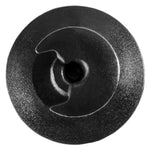 9mmx14mm Black Nylon Double Head Panel Christmas Tree Retainer, 18mm Head