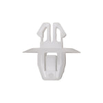 9mm White Nylon Molding Clip, 18mm Head
