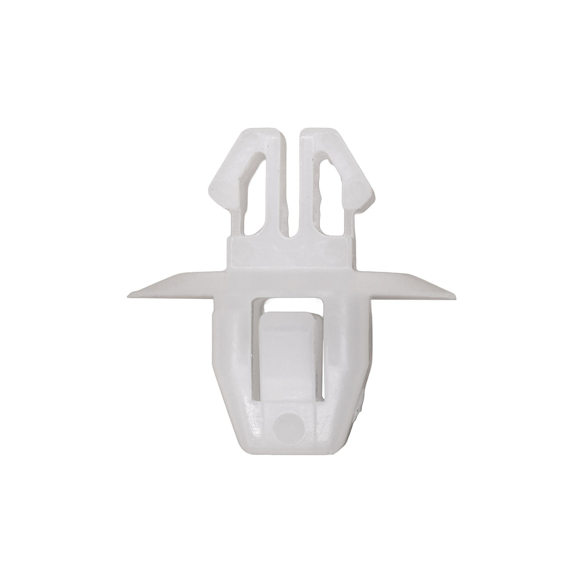 9mm White Nylon Molding Clip, 18mm Head