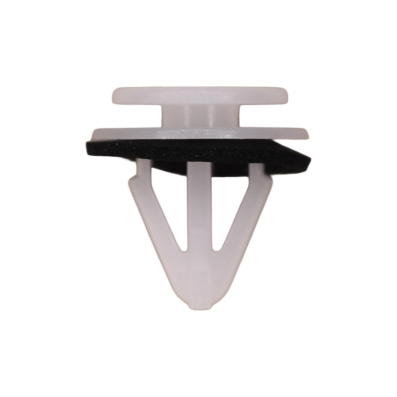13mm White Nylon Molding Clip, 16mm Head