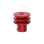 Red Silicone Weather Pack Cable Seal For 24-22 Gauge