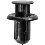 10mmx15mm Black Push-Type Retainer with Drive Pin, 19.5mm Head