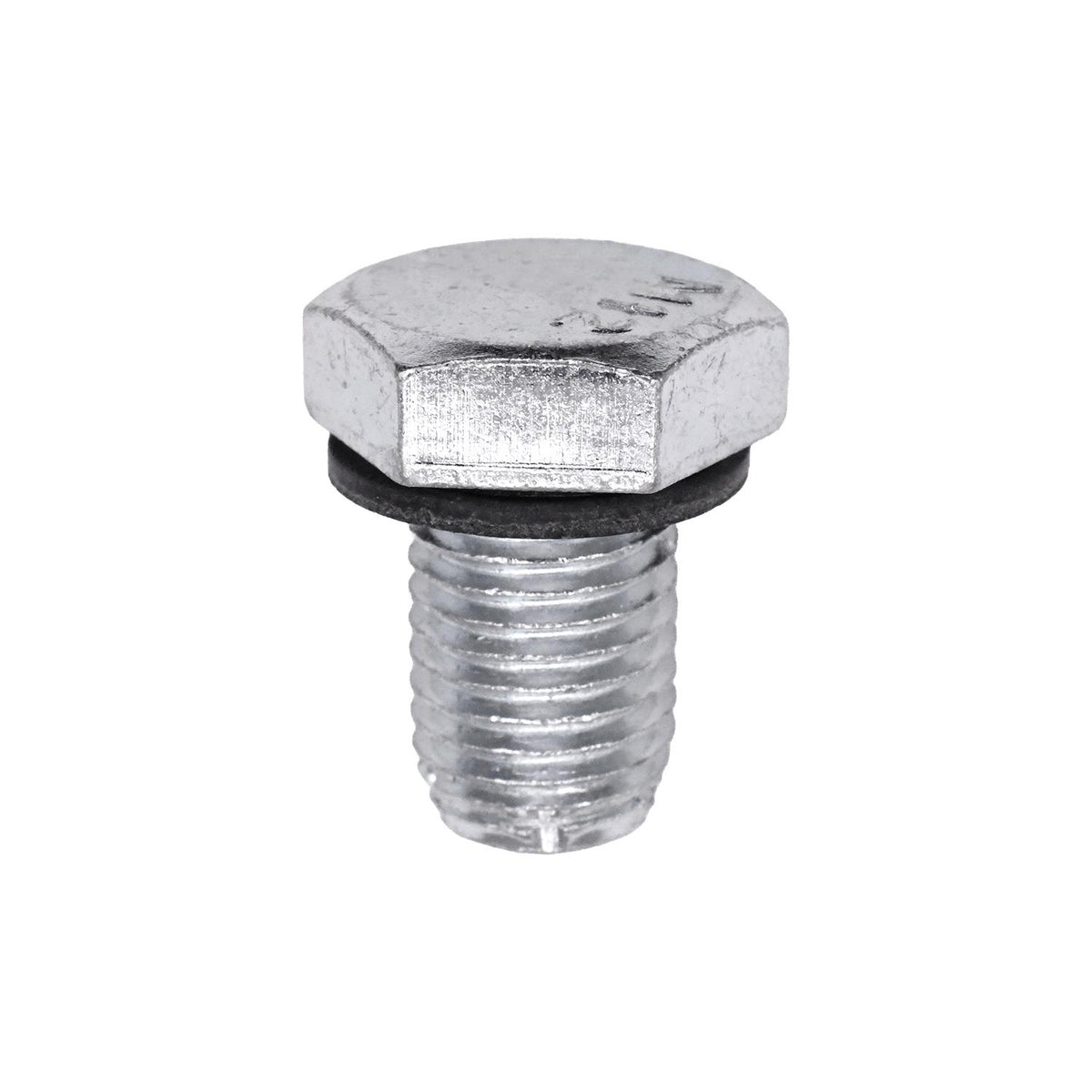 M12-1.5 Single Oversize Oil Drain Plug with Gasket, Zinc