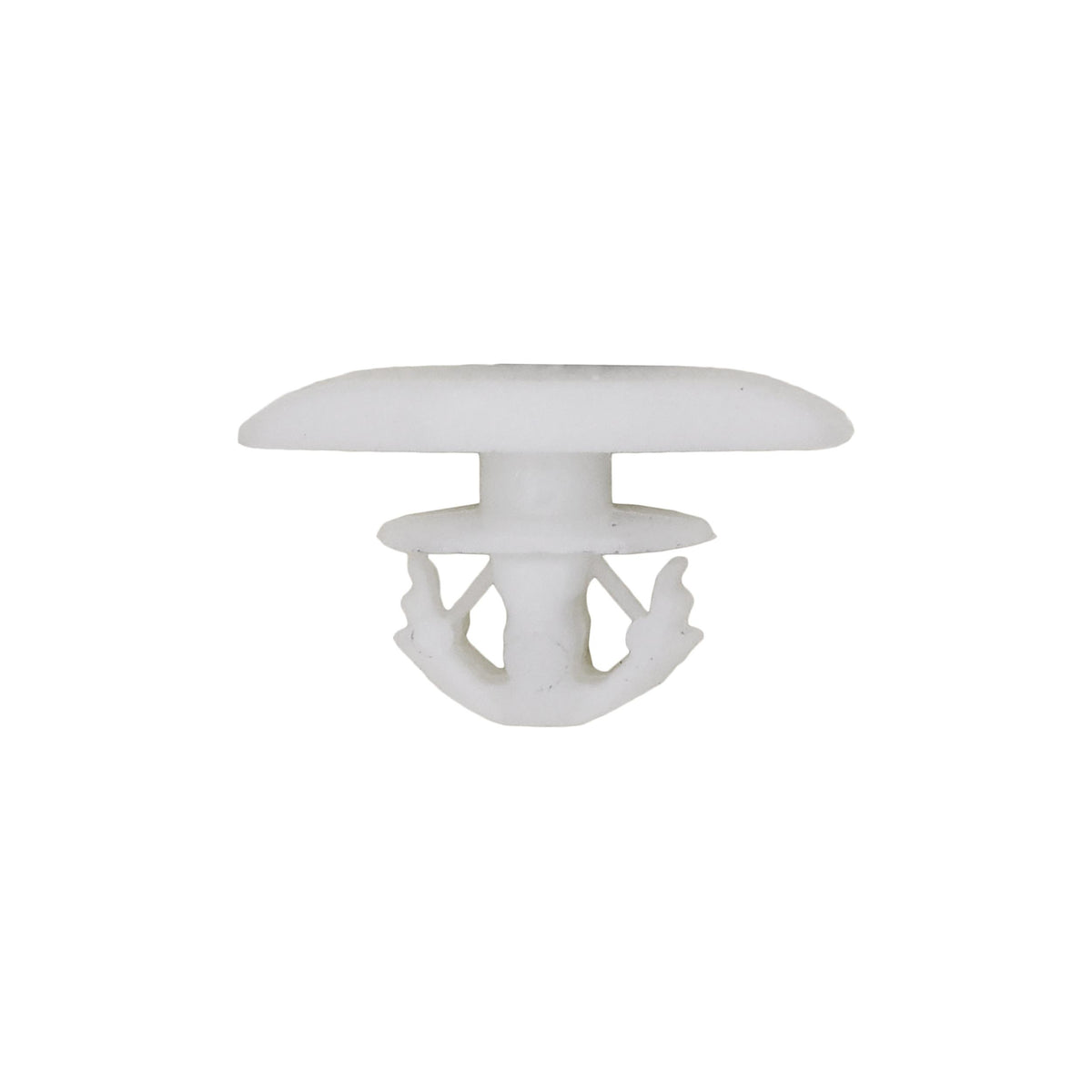 8mmx7mm White Nylon Double Head Weatherstrip Clip
