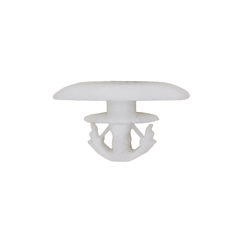 8mmx7mm White Nylon Double Head Weatherstrip Clip