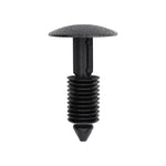 8.2mmx32mm Black Nylon Single Head Fir Tree Christmas Tree Retainer, 18mm Head