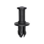 10mmx16mm Black Push-Type Retainer with Open End, 20mm Head